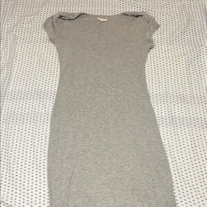See You Monday Gray Midi Dress